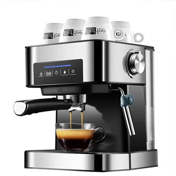 20bar italijos Espreso kavos Aparatas Coffe Mašina, Namų Pusiau automatinis Pieno Putų su Garo Naudojami, Kad Kapučino Mocha