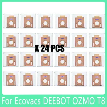 24-Pack Dulkių Maišeliai Ecovacs DEEBOT OZMO T8 AIVI T8 Max T8 Serijos T9 Serijos N8 Pro Plus N8 Pro Robotas Dulkių siurblys