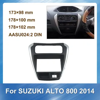 2Din Automobilio Radijo Įrengimo komplektas SUZUKI ALTO 800 2014 m. Automobilio Stereo Fasciją, Garso Grotuvas Rėmas Auto Stereo ABS Plastiko