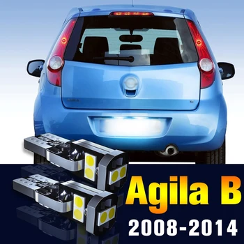 2vnt LED Licenciją Plokštelės Lemputės Skaičius Lempa Opel Agila B 2008-2014 2009 2010 2011 2012 2013 Priedai