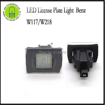 2VNT x dahosun LED Licencijos Lempos Benz W117 W218 4014SMD Canbus Klaidų Žaisti ir plug