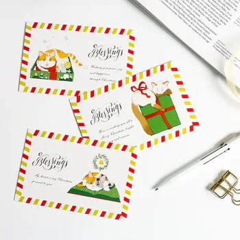 30pcs laišką Kalėdų dizaino kortelės multi-naudoti kaip Scrapbooking šalies kvietimu 
