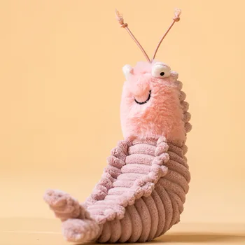 3D Dulkių Medvilnės Naujas Produktas Sheldon Odos Krevetes, Omarai Plaukų Lėlės Sofa Apdailos Vaikų Žaislas Dovanos Vaikams Pagalvę Rožinė