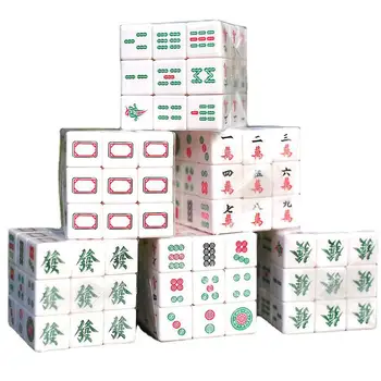 3x3x3 Mahjong Greitis Magija Kubeliai 5,5 cm Įspūdį Švietimo Balto Kubo Galvosūkį anksti Švietimo Žaislai Vaikams Suaugusiųjų Skaitmeninis Kubas