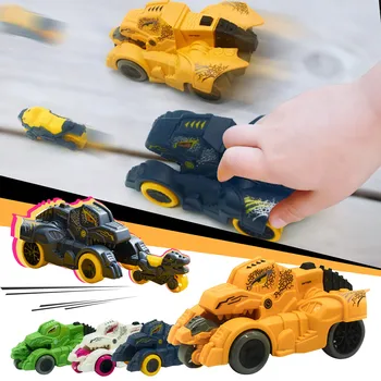 4 Spalvų Vaikas Automobilį Žaislai Imitavimo Modelį Dinozaurų Automobilio Inercinių Stumdomas Dino Automobilių Tėvų Vaikas, Interaktyvus Žaislas, Dovanos Vaikui Naujas Žaislas