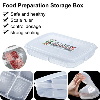 4 Tinklus Maisto Gaminimo Laikymo Dėžutė Skaidri, Šaldytuvas Šaldytos Mėsos Skyrių Dėžutė Mėsos Svogūnas Patiekalų Pietus-Pack Crisper