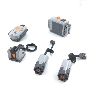 5VNT Galia Funkcijas M Variklių Baterija IR Nuotolinio valdymo Imtuvas Robotas Technologijų Dalys 9686 Legoeds Galios Funkcija, Statyba blokai