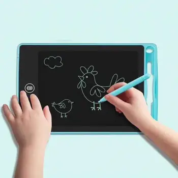6.5 colių Vaikai Elektros LCD Raštu Tabletė Grafiti Piešimo Lenta Švietimo Žaislas