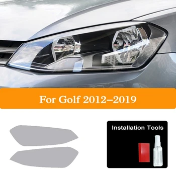 Automobilių Priekinių Žibintų Padengti Skaidrios TPU Apsauginiai Filmas - Golf 7 MK7 2012-2019 Priedai