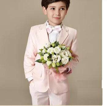 berniukas kostiumai, vestuvių kostiumai juodas gražus kostiumas Vaikams santuoka vestuvių suknelė berniukas kostiumai dviejų dalių