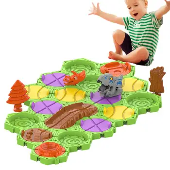 Dinozaurų Dėlionės Stalo Žaidimai Montessori Kūdikių Žaislai, Dėlionės Logiška Kelių Eismo Žaidimas, Kuris Padės Pagerinti Tėvų, Vaikų Santykiams