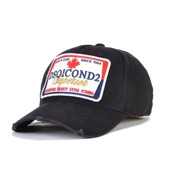 DSQ Prekės Beisbolo kepuraitę Aukštos Kokybės vyriški ir moteriški Kepurės Custom Design DSQ2 Logotipu Kepurės Skrybėlės Vyrų Tėtis Skrybėlės