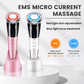 EMS Veido Massager Mikro Srovės Grožis, Veido Massager Sonic Vibracijos Raukšlių Valiklis Karšto Kietas Ultragarsinis Veido Kėlimo Įrenginys