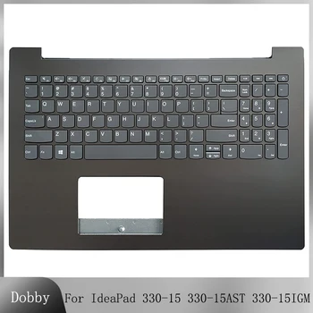 JAV Išdėstymo Klaviatūra Lenovo IdeaPad 320-15 320-15IAP 320-15AST 320-15IKB 330-15IKB 330-15IGM 330-15AST Palmrest DANGTELIS Juodas