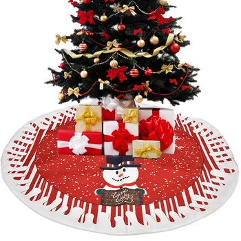 Kalėdų Medžio Ornamentais Sijonas 73CM Skersmuo Kalėdų Eglutės Apačioje Apdailos neaustinis Audinys Kalėdų Eglutė Sijonas