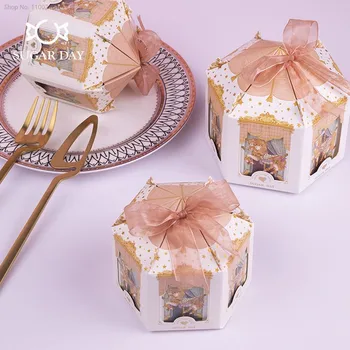 Karuselė Dovanų Dėžutėje Romantiška Vestuvių Susitarimą Baby Shower Saldainių Dėžutė Gimtadienio Dekoracijas Valentino Dienos Dovanų Pakavimas