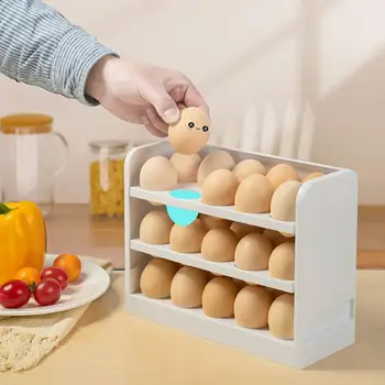 Kiaušinių Organizatorius Veiksminga Plačiai Naudojami Kiaušinių Laikiklį Maisto Saugojimo Bylos Refrižeratorių Konteinerių Kiaušinių Konteinerių Kiaušinių Laikymo Dėžutė
