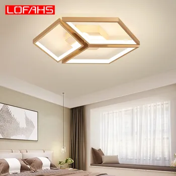 LOFAHS Modernios LED lubų šviesos Aukso šepečiu lubų lempos šviestuvai Vaikų, biuro, valgomojo, miegamojo kambarį