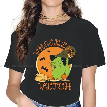 Mados Ragana Halloween Kostiumai, Marškinėliai Moterims Apvalios Kaklo Medvilninius Sportinius Marškinėlius, Jūrų Kiaulyčių Trumpas Rankovės Marškinėliai, Originalus Viršūnės