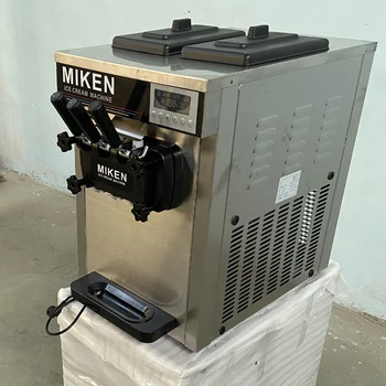 Mažas Ice Cream Makers Komercinės Darbalaukio Minkštų Ledų Mašina Sundae Ledai automatas 1000W
