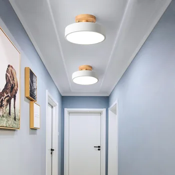 Moderni vila praėjimo koridorius LED šviestuvo tyrimas, drabužinės apšvietimo miegamojo kambarį lubų lempa ypatinga restoranas