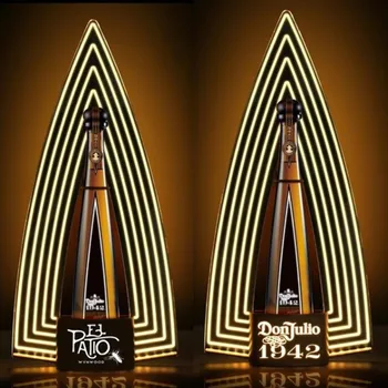 Naujas Atvykti LED Įkrovimo Šampano 1942 dun julio Glorifier Butelis Vedėjas Ekranas Naktinis Klubas Lounge Šalis Apdaila