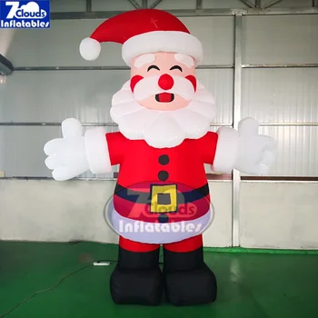 Nemokamas pristatymas,Didelis Santa Claus Reklamos Pripučiamų Kalėdų Vyras, 3m-10ft lauko Kalėdinė dekoracija modelis