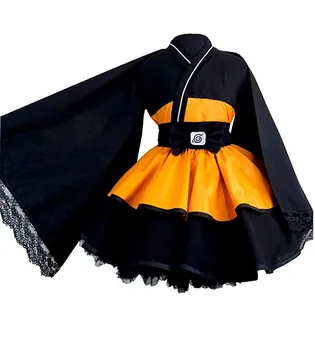 Plius Dydis xxxl Halloween Kostiumai Moterų, Vyrų, Vaikų Kimono Suknelę Uzumaki Cosplay Kostiumų Lolita Išgalvotas Suknelė