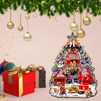 Popieriaus Subtilus Plėšimui Atsparus Spalvotų Kalėdos Siena Lipdukas Mielas Santa Claus Lipdukas Animacinių filmų Kalėdų Modelis