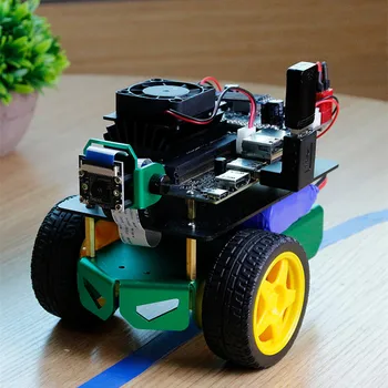 Protingas Robotas Automobilių 2WD Automatikos komplektu Jetson Nano 4GB Programuojami Valdyba 