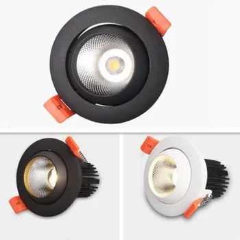 Super Šviesus Pritemdomi LED Downlight 15W COB LED Lubų Nišoje Šviesos Vietoje Šviesos Patalpų žemyn, lempa, Apšvietimas, AC110V/AC220V