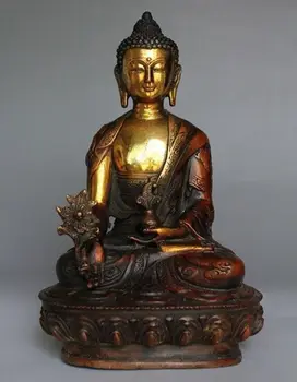 Tibeto Žalvaris Budizmas Bodhisatvos Sakyamuni Budos Statula