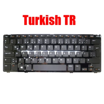 Turkijos TR Nešiojamojo kompiuterio Klaviatūra DELL Inspiron 13Z 5323 14Z 5423 Už Vostro 3360 0XJM0N XJM0N MP-11K56TQ6442W Juoda Su karkasu