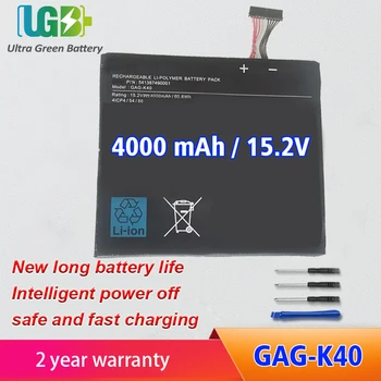 UGB Naujas GAG-K40 baterija yra Nauja GETAC Gigabyte 27S00-GK400-G20S GAG-K40 žaidimų nešiojamas baterija