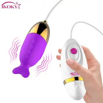 USB Įkrovimo Kulka Vibruojantis Kiaušinis Makšties Massager Sekso Žaislai Moterims, 12 Greičiu G Spot Vibratorius Suaugusiems Nuotolinio Valdymo