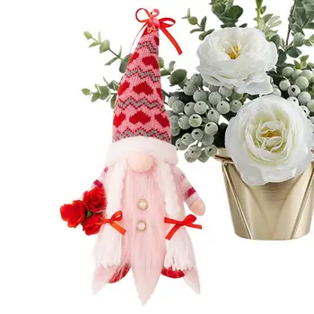 Valentino Dieną, Beveidis Lėlės Ornamentu Šiaurės Gnome Lėlės Valentino Dieną, Namų Dekoravimas, Vestuvių Dekoravimas Dovana Žaislai