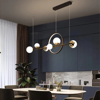 Valgomasis LED šviestuvo namų atmosferos valgomasis šviesos Šiaurės asmenybės baro stalo apšvietimas, modernios ir paprasta