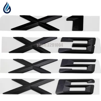 X1 X3 X5 X6 Juoda Matinė Logotipas Ženklelis Decal Raidžių Skaičius Lipdukai BMW E53 E70 