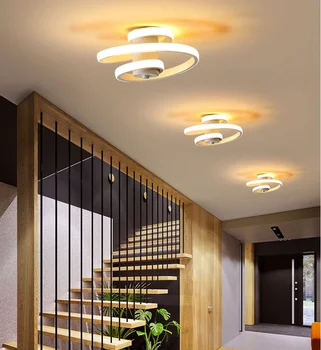 Šiuolaikinių LED sugeria šviesos kupolas, panaudota, gyvenamasis kambarys, miegamasis, koridorius ir balkonas lempos, mažų juodos ir baltos spalvos kupolas lig