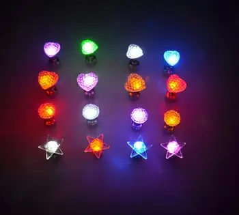Švyti Auskarai Unisex lemputės LED Spakly Ausies Auskarai Smeigės Klubas KTV Baras Šalies grandiozinis Renginys Aksesuaras Atmosfera Prop 500pcs